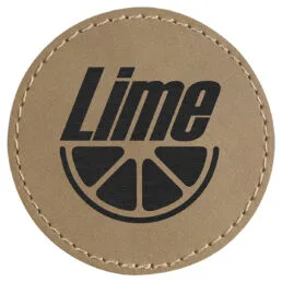 Custom Laser Faux Leather Patch